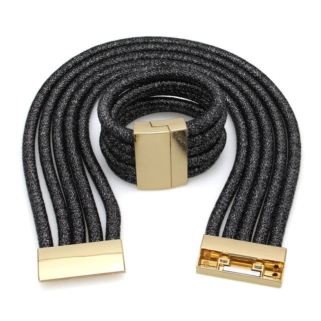 MANILAI Hot Boho Collar Necklace Jewelry Sets