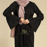 Muslim Wrinkled Pencil  Maxi Dress