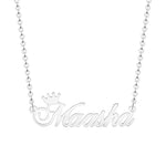 Custom Crown Name Necklace Personalized